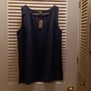 Ann Taylor size Medium, dark blue , side slits
